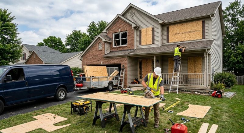 Board Up Service in Conroe, TX