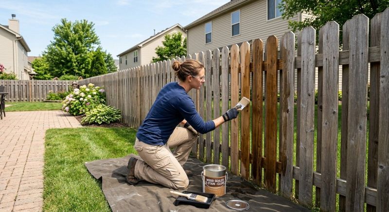 Cedar Fence Sealing in Kitsap County, WA