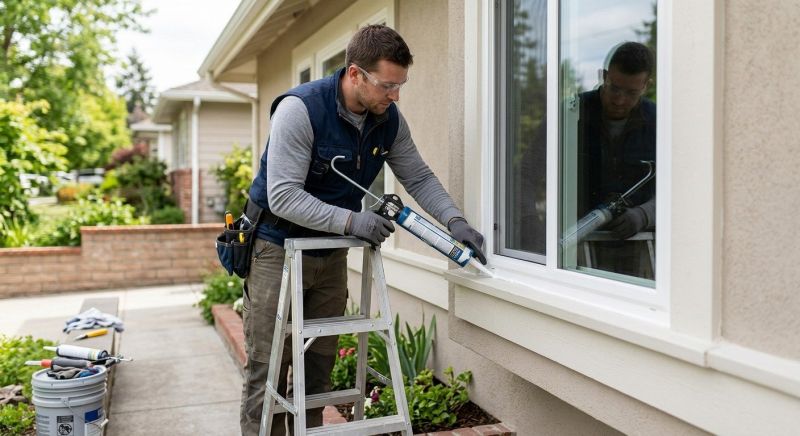 Exterior Caulking in Conroe, TX