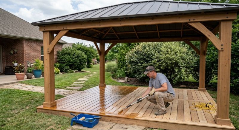 Gazebo Sealing in Kitsap County, WA