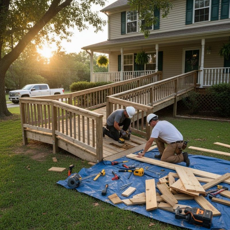 Handicap Ramp Repair in Denver County, CO