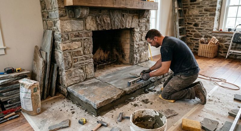 Hearth Installation in Charleston, SC