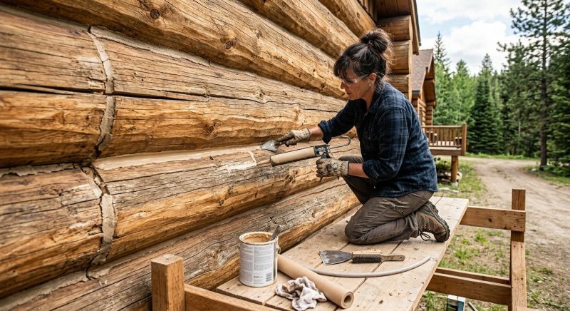 Log Home Repair in Denver County, CO