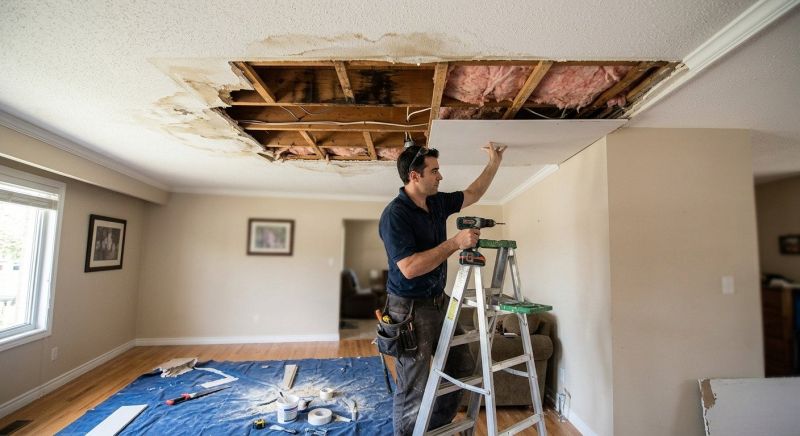 Water Damage Ceiling Repair in Alpharetta, GA