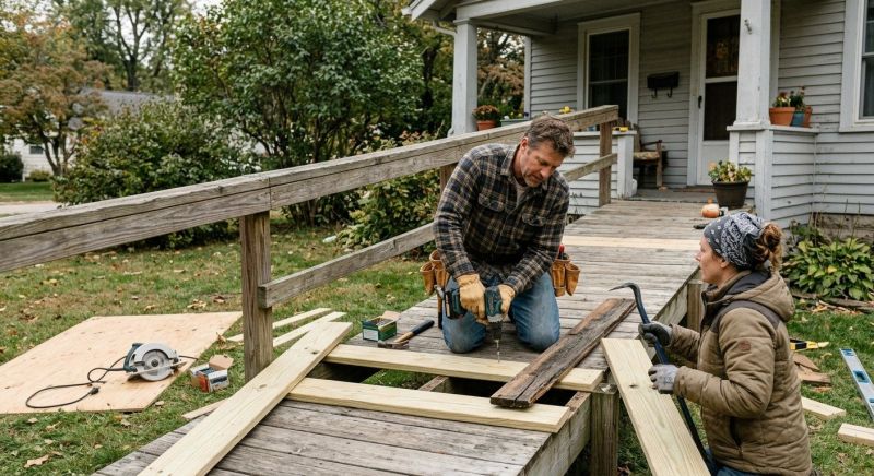 Wood Ramp Repair in Denver County, CO