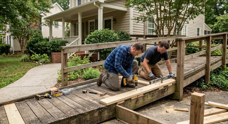 Wood Ramp Repair in Olathe, KS