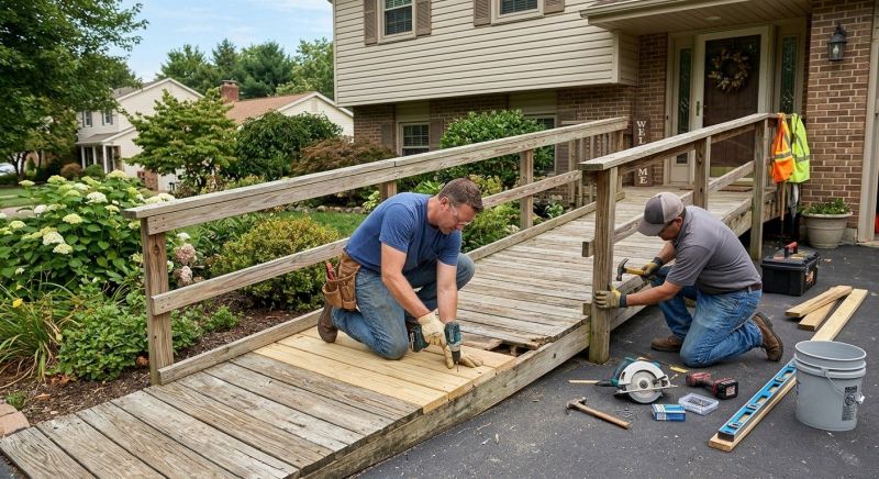 Wood Ramp Repair in Alpharetta, GA