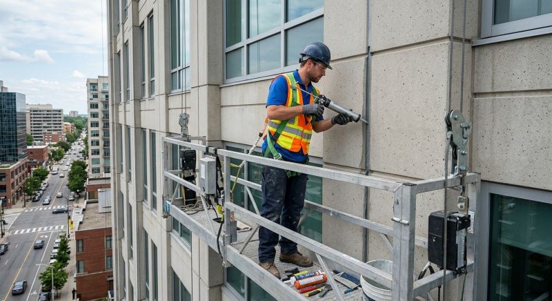 Commercial Window Caulking in Conroe, TX
