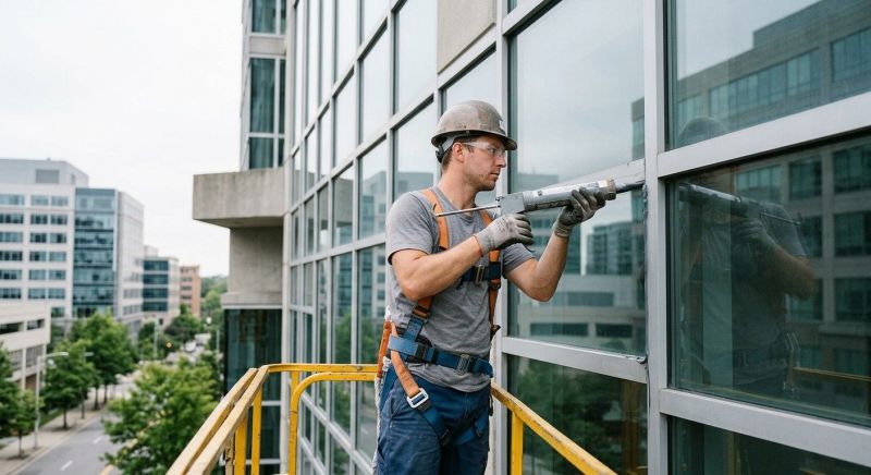 Commercial Window Caulking in Olathe, KS