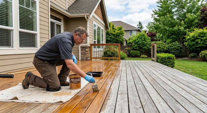 Deck Sealing in Kitsap County, WA