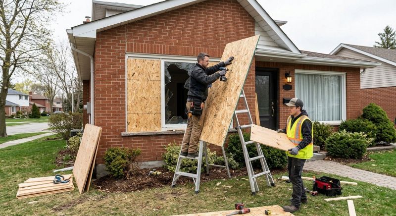 Emergency Board Up Service in Olathe, KS