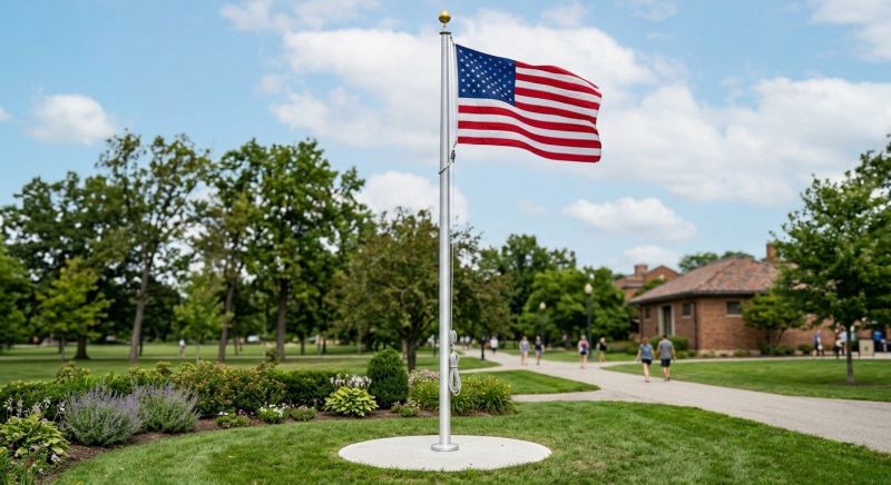 Flagpole Installation in Kansas City, KS