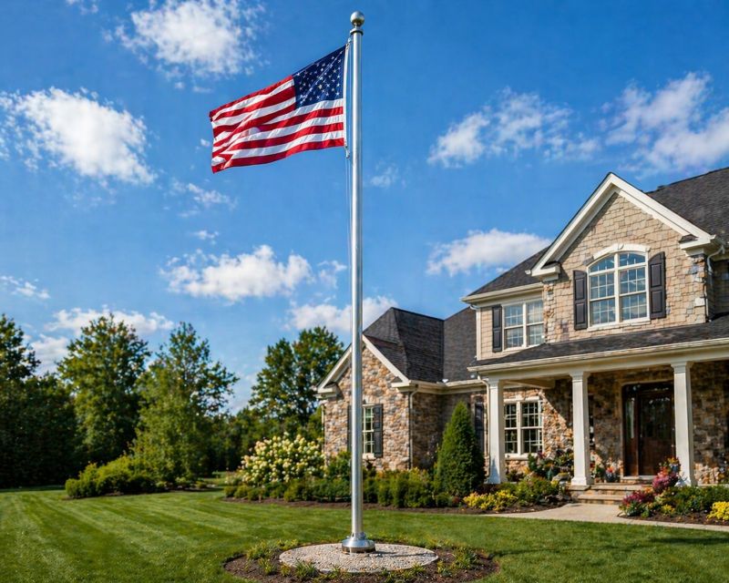 Flagpole Installation in Conroe, TX