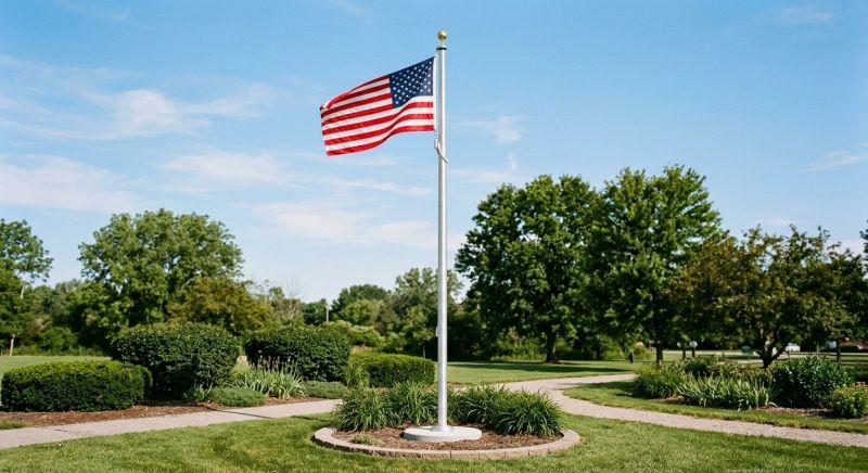 Flagpole Installation in Alpharetta, GA