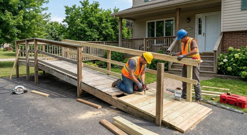 Handicap Ramp Repair in Kansas City, KS