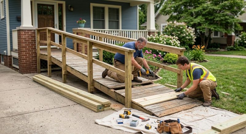 Handicap Ramp Repair in Olathe, KS