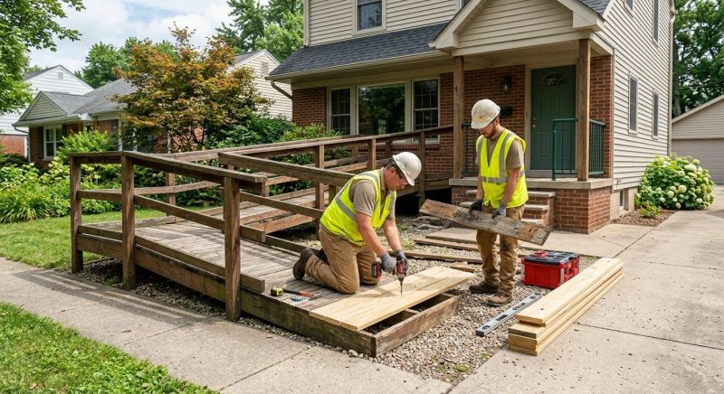 Handicap Ramp Repair in Overland Park, KS