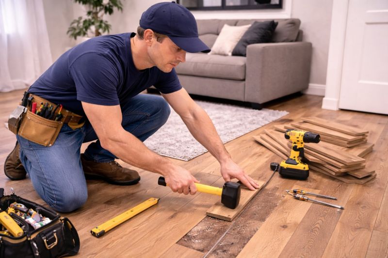 Handyman Floor Repair in Conroe, TX