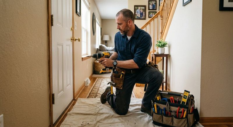 Handyman Floor Repair in Conroe, TX