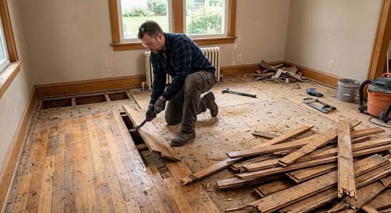 Hardwood Floor Removal in Charleston, SC