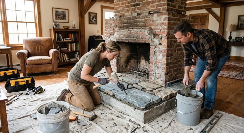 Hearth Installation in Katy, TX