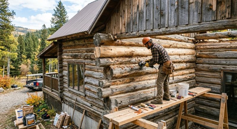 Log Home Repair in Charleston, SC
