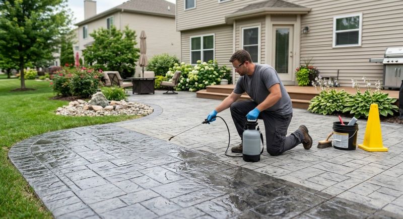 Porch Concrete Sealing in Kitsap County, WA
