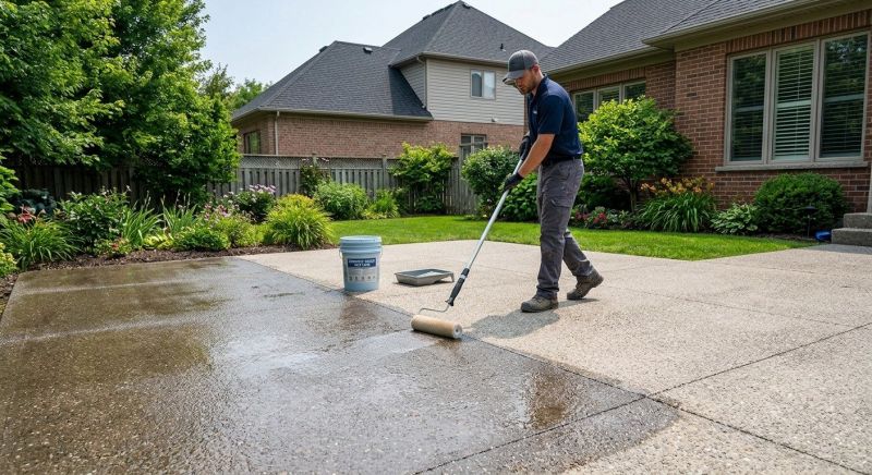 Stamped Concrete Sealing in Kitsap County, WA