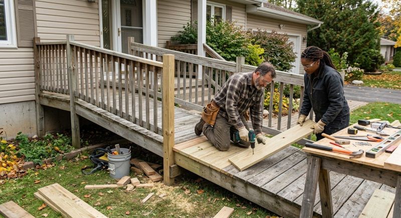 Wood Ramp Repair in Denver County, CO