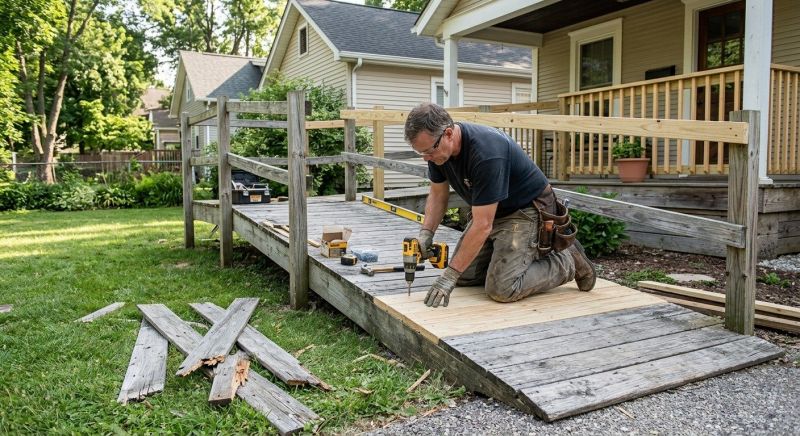 Wood Ramp Repair in Kansas City, KS