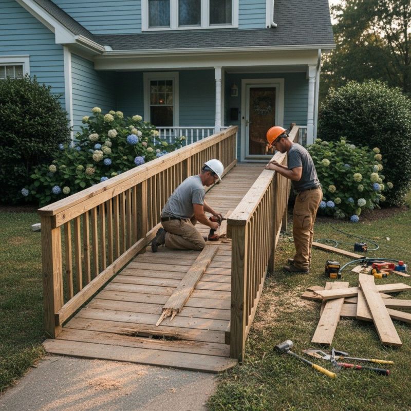 Wood Ramp Repair in Olathe, KS